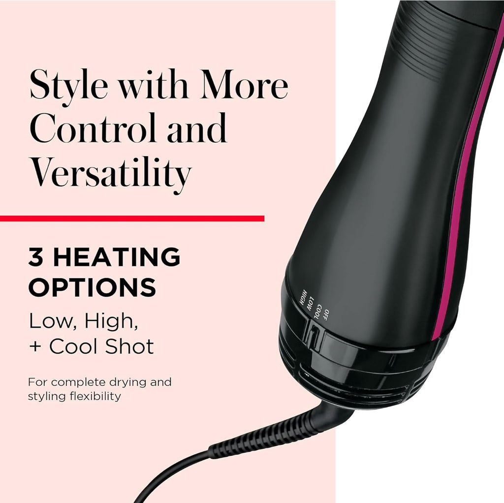 REVLON One-Step Hair Dryer and Styler, All-in-One Detangling and Straightener Brush