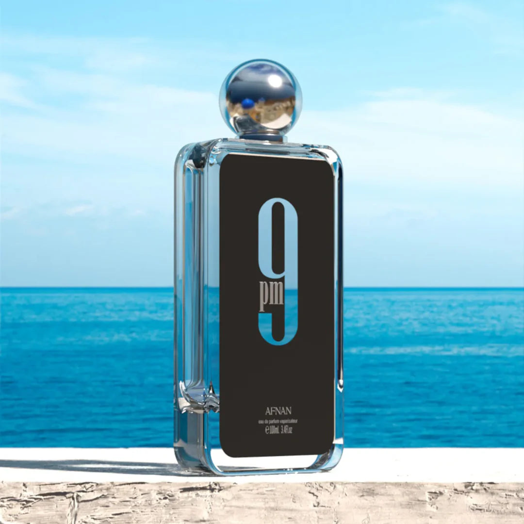 Afnan 9 Pm Eau De Parfum Spray for Men, 3.4 Ounce