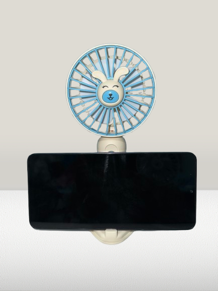 Portable Mini Handheld Fan with Phone Holder