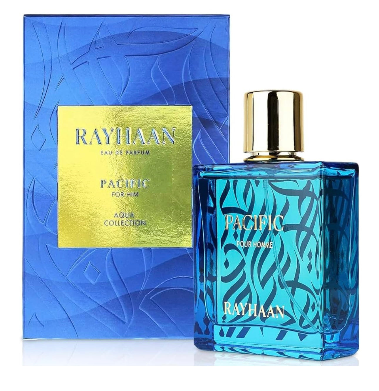 Rayhaan Pacific for Men Eau de Parfum, 3.4 Ounce
