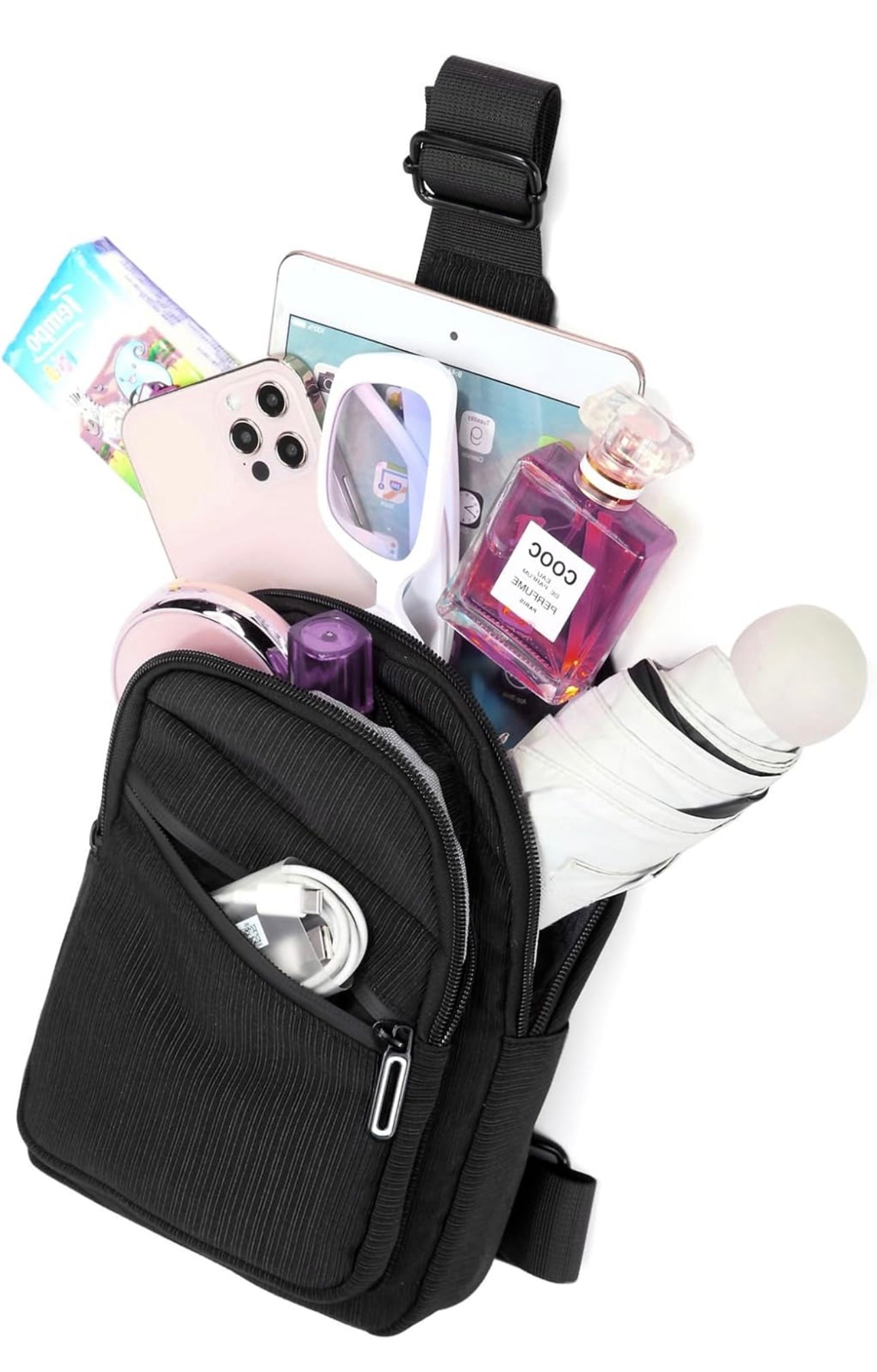 Crossbody Small Sling Backpack for Men or Women