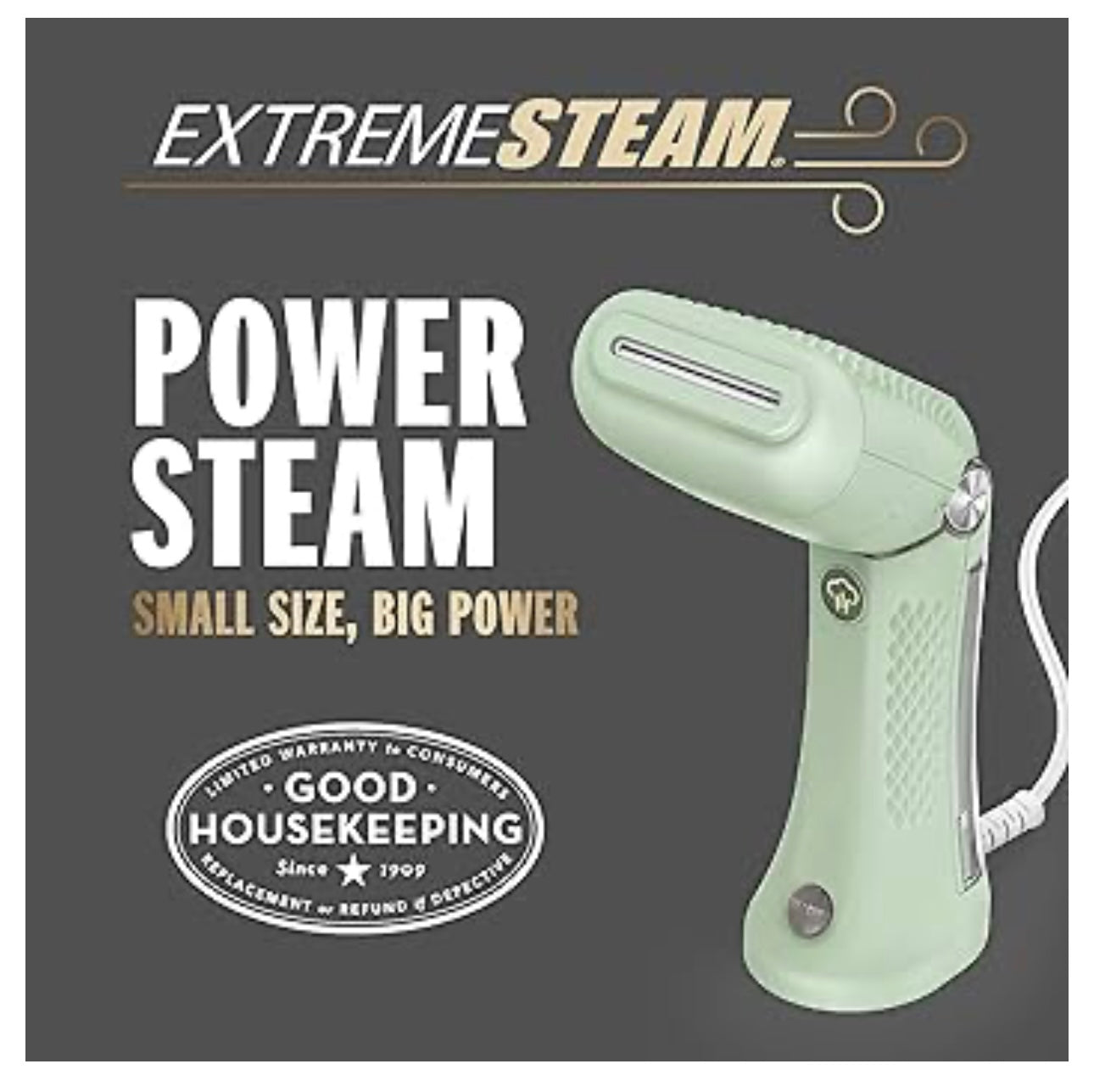 Travel-size Conair Mint Clothes Steamer