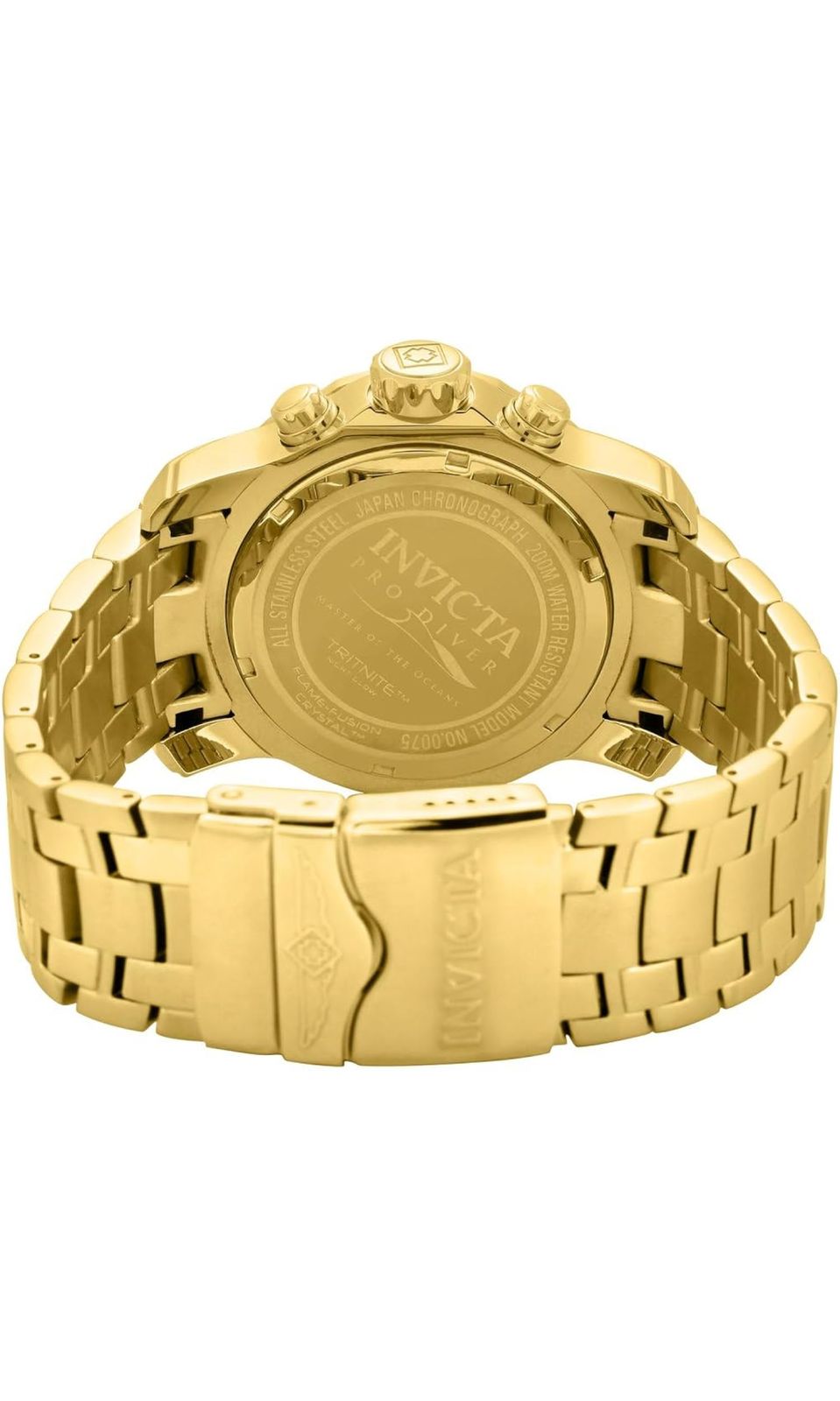 Invicta Men's Pro Diver Chronograph 18k Gold-Plated Watch